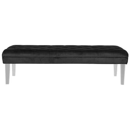 Safavieh Abrosia Bench- Black - 18.1 x 23.4 x 62.6 in. MCR4699B
